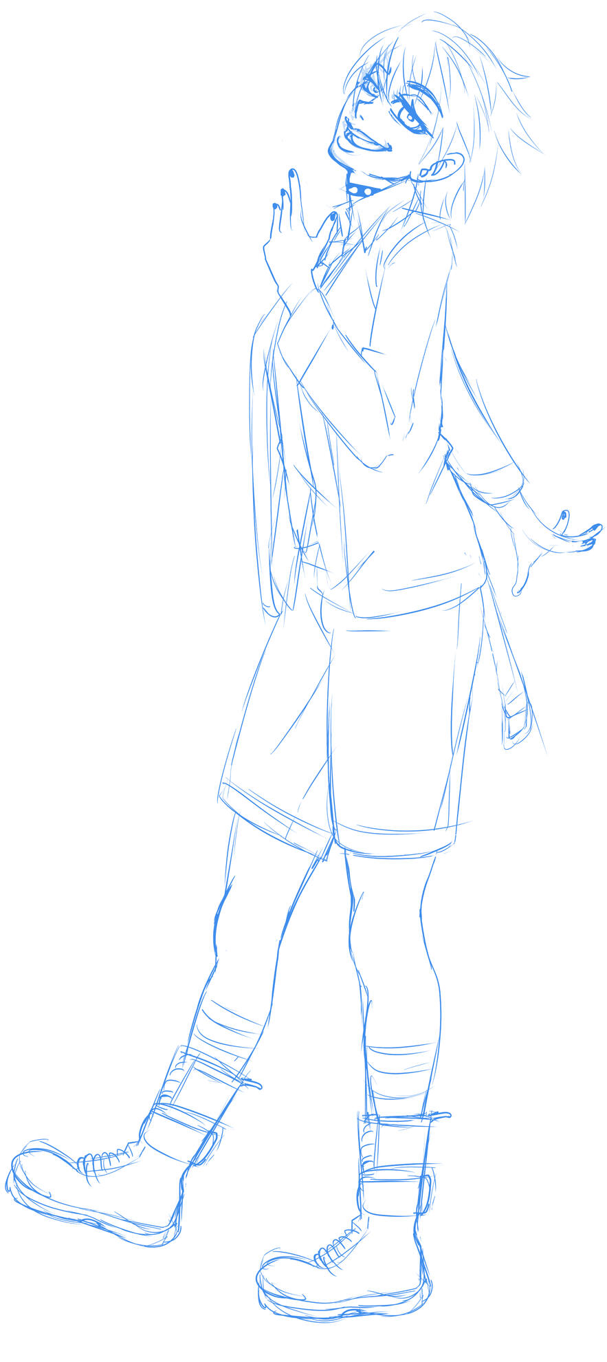 Commisioned Character Design inpired by Dangonropa