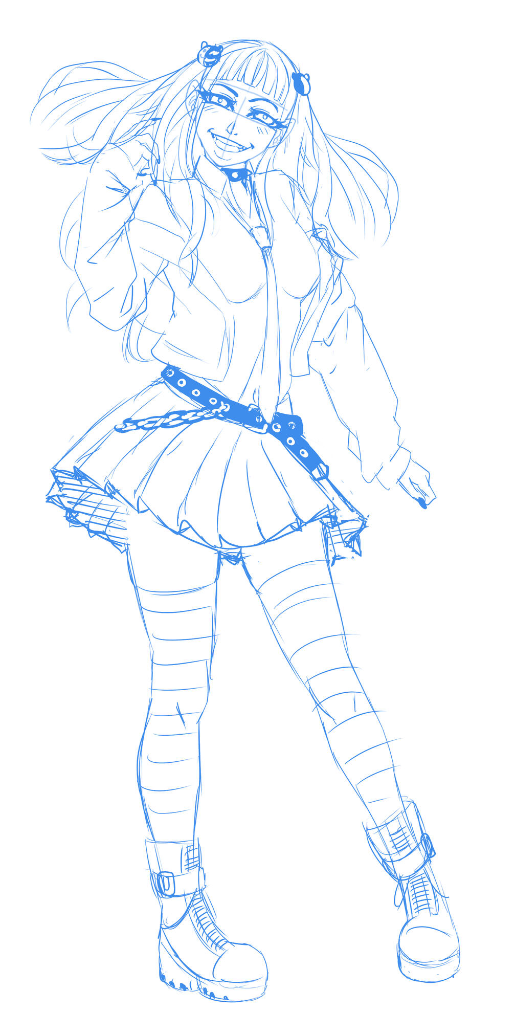 Commisioned Character Design inpired by Dangonropa